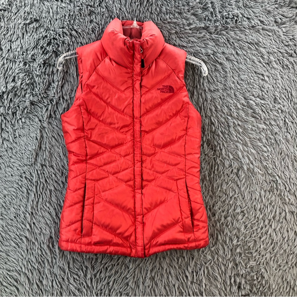 North Face Vest Womens XS Goose Down Insulation Puffer Sheen Jacket
